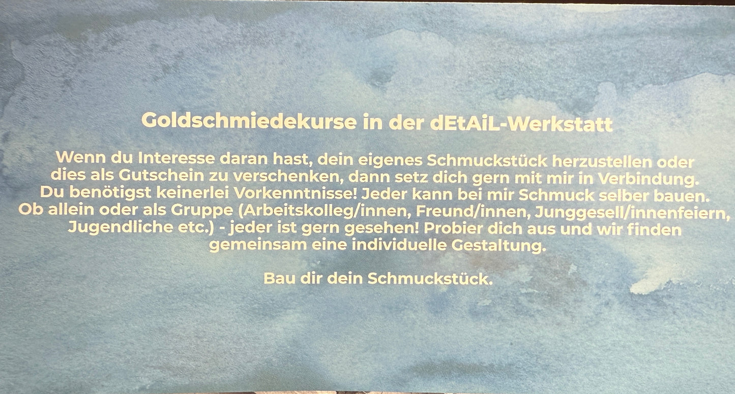 Goldschmiedekurs Gutschein Postversand