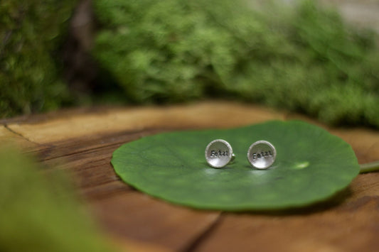 Unikatohrstecker "Fetzt"