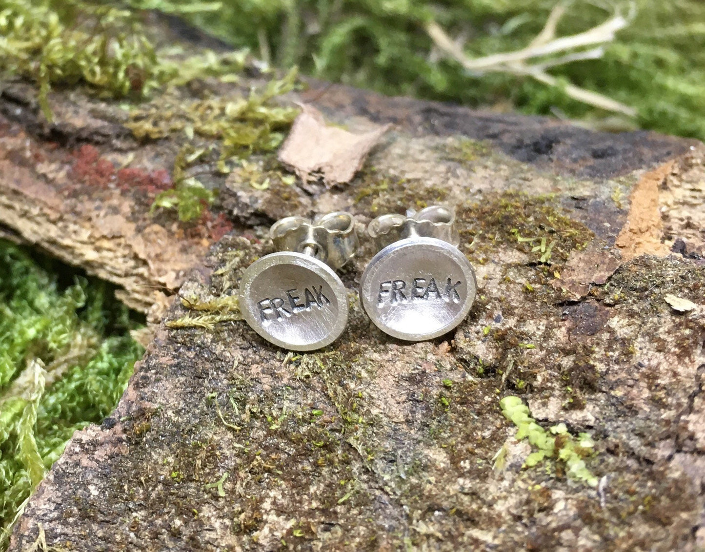 Silber Ohrstecker „Freak“