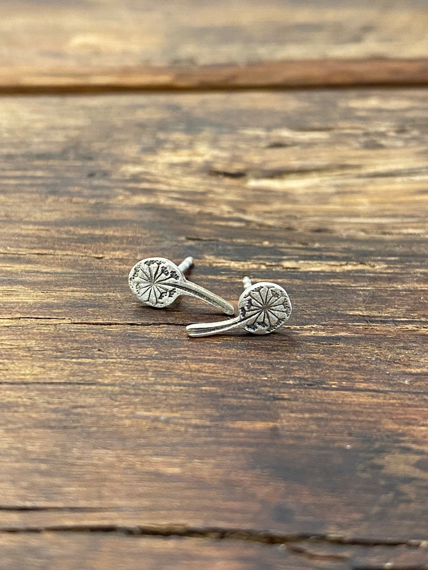 Pusteblumen Ohrstecker 925/000 Silber
