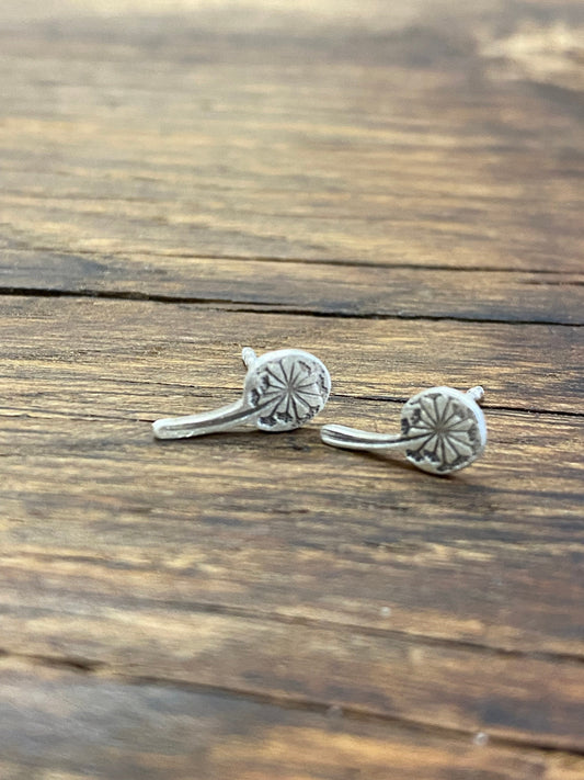 Pusteblumen Ohrstecker 925/000 Silber