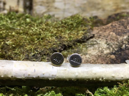 Statement Ohrstecker JA! NEIN! Silber Handarbeit