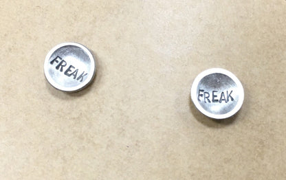 Silber Ohrstecker „Freak“